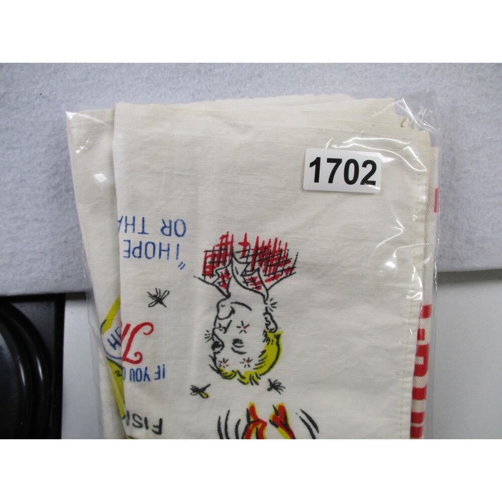 Bowler's Crying Towel Multicolor Cotton Retro Bowling Kitchen Tea Towel Humor - Picture 14 of 14